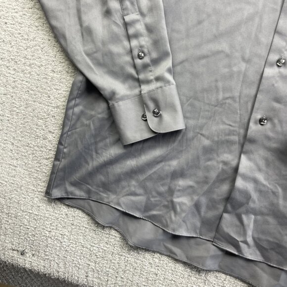 Geoffrey Beene Wrinkle Free Regular Fit Button Down Dress Shirt XL - 17 - 34/35 - Picture 6 of 16